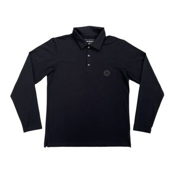 ANTWERPEN - Polo M/L avec broderie - BLU NAVY 1