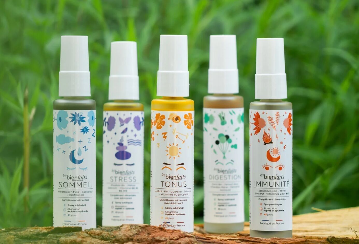 Kit di impianto: spray di piante e vitamine sotto la lingua