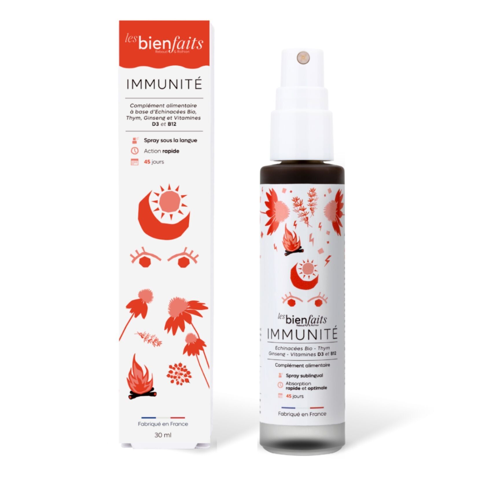 IMMUNITE - Integratore alimentare in spray sublinguale a base di piante e vitamine