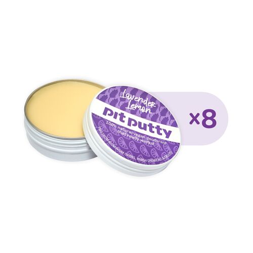 Deodorant Tin - Lavender Lemon (x8)