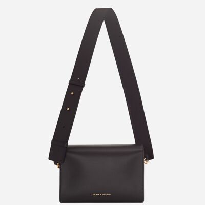 Véranyne shoulder bag | Black leather