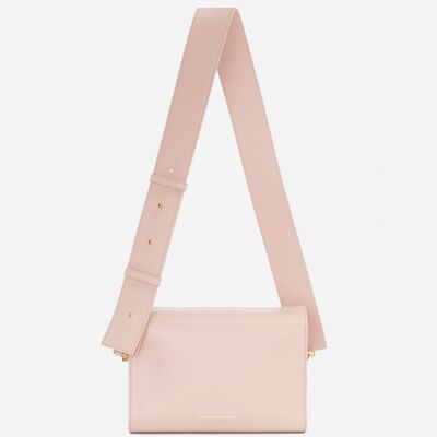 Véranyne shoulder bag | Dusty pink leather