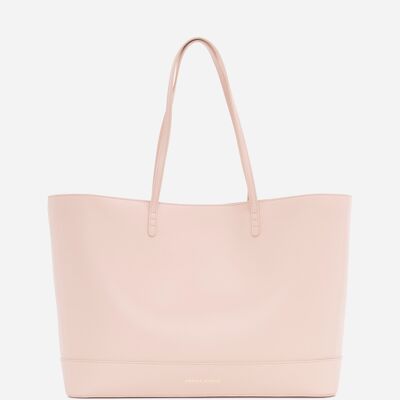 Sovany Tote Bag | Dusty pink leather