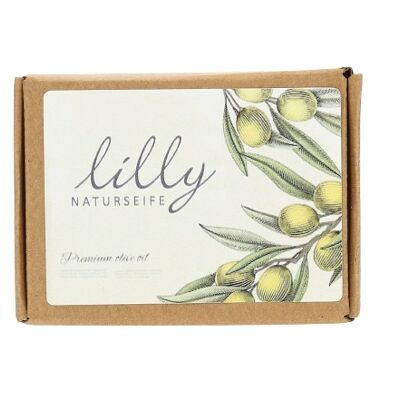 Olive soap in a gift box