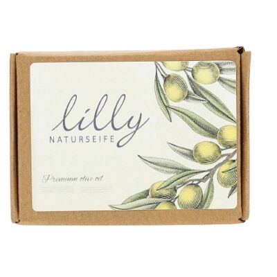 Oliven Seife in Geschenkverpackung
