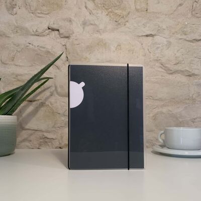 A5 perpetual notebook - black inside cover