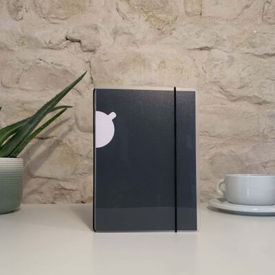 Carnet perpétuel A5 - couverture intérieure noire