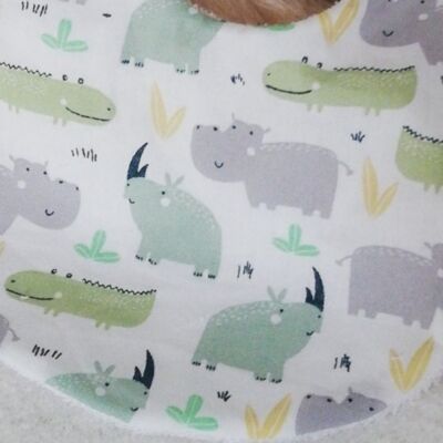 crocodile bandana bib