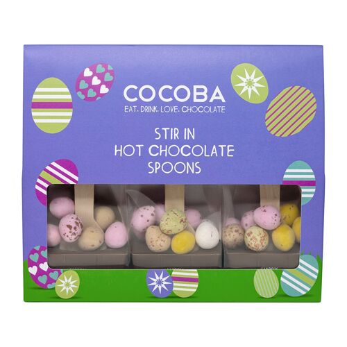 Easter Hot Chocolate Spoons, Gift Set of 3