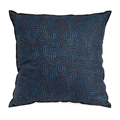Decorative Cushion Blue-Brown