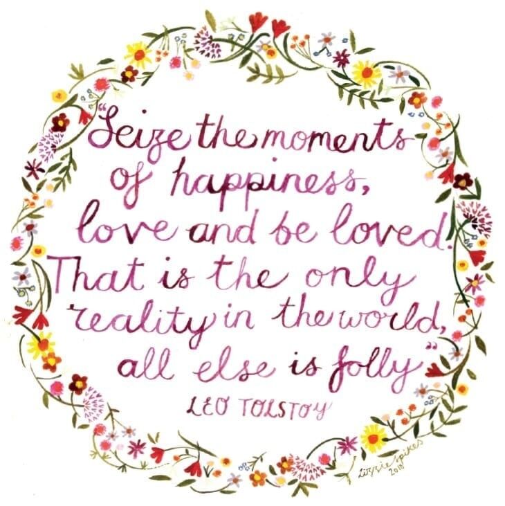 Cogli l'attimo quadrato biglietto di auguri