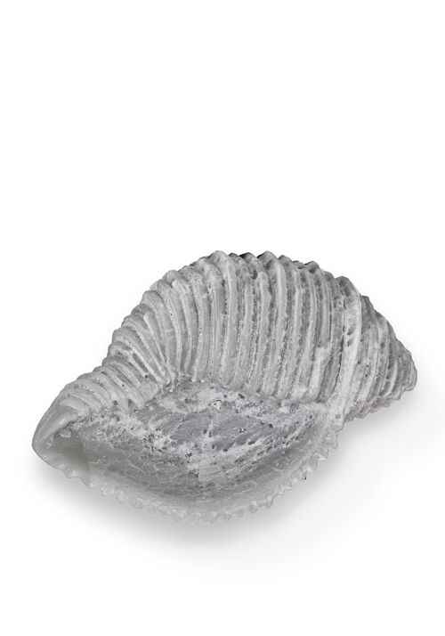 Mineral Wax Candle - Sea shell / grey