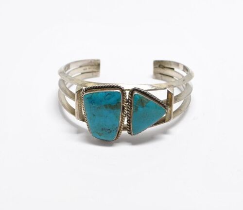 Bracelet turquoise amérindienne et argent 925