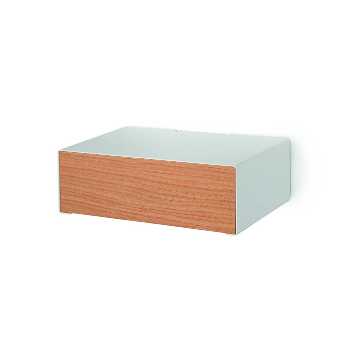 Cassettiera bianco/rovere