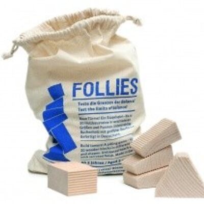 Stapelspiel FOLLIES - Sack/30 blocks