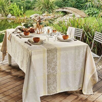 Nappe Mille Dentelles Naturel 89 x 89 cm 100% pur coton