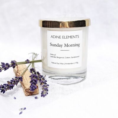 Sunday Morning ▹ Lavender + Bergamot + Cotton + Sandalwood