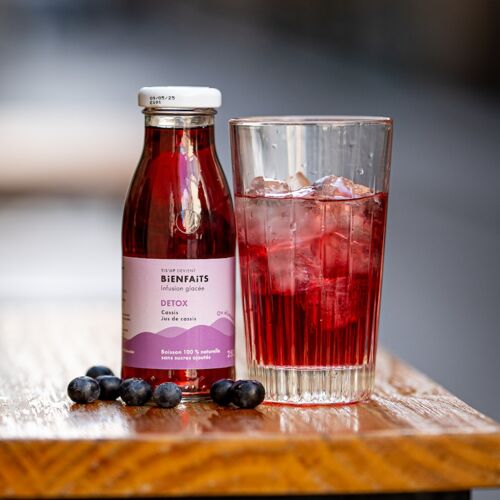 Infusion glacée Bienfaits (Tis'up) - Détox (Cassis, jus de cassis)