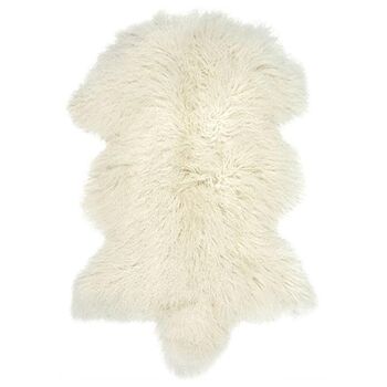 Island - Tapis de luxe en peau de mouton tibétain de race rare 2