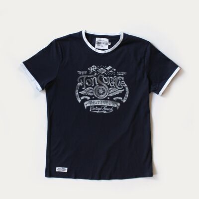 Tonsor T-Shirt - Vintage Speed - Blau
