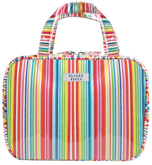 Rainbow Stripe Medium Hold all Tasche