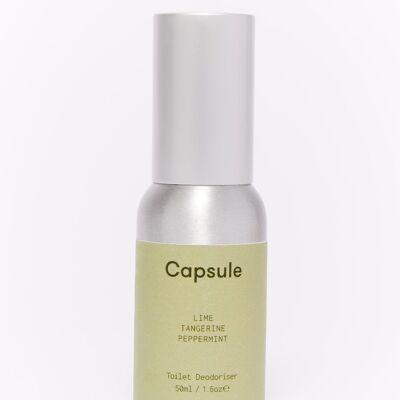Capsule - Before You Go Toilet Spray, Lime, Tangerine, Peppermint, 50ml Luxury Toilet Deodoriser