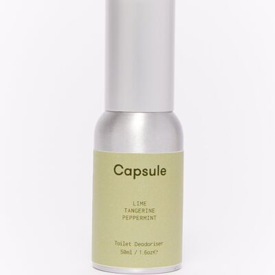 Capsule - Before You Go Toilet Spray, Lime, Tangerine, Peppermint, 50ml Luxury Toilet Deodoriser
