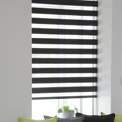 Roller blind DAY&NIGHT - Black