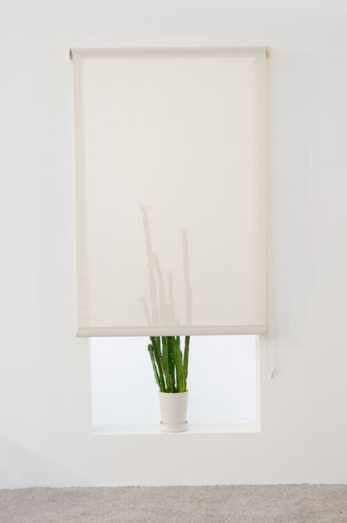 Screen Roller Blind - Beige (Extra High)