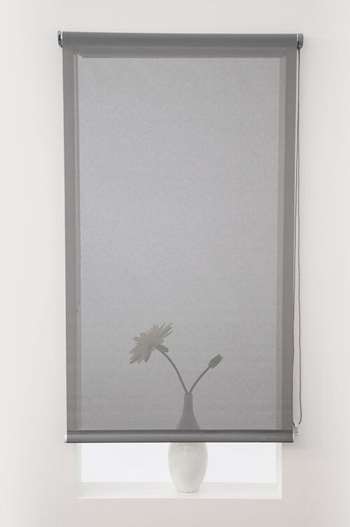 Screen Roller Blind - Dark Grey (Extra High)