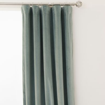 Velvet curtain LJUVA - Muted Green