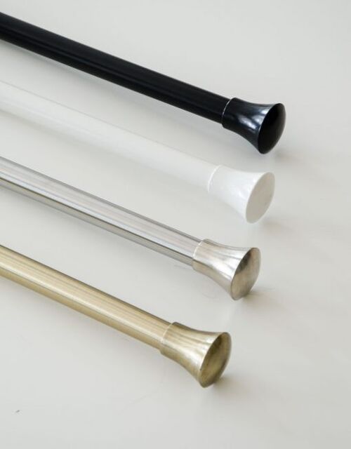 Vega Curtain Rod - White 16/19 mm