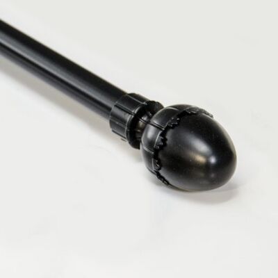 Elin Curtain Rod - Black 16/19 mm