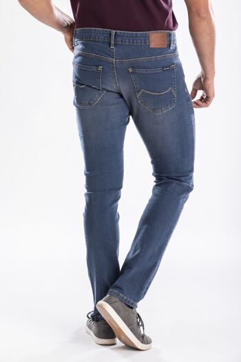 Jeans RL80 stretch coupe droite ajustée brossé 4