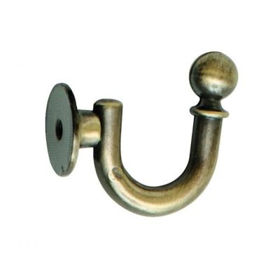 Tieback Hook Classic - Antique Brass