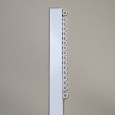 Alex Curtain Rail- White 100 cm