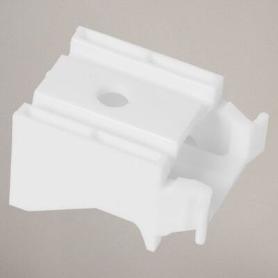 Soporte para Riel de Cortina Alex 7 cm (2 uds) - Blanco