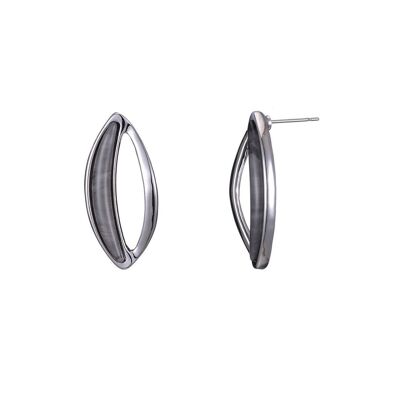 Arisu - Gray Stud Earring