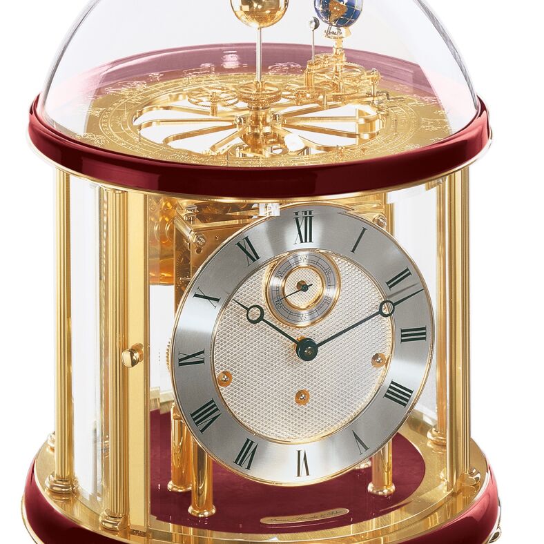 35066-000132, Hermle Chrome Ships Bell Clock