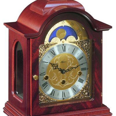 Hermle 22864-070340 high-quality table clock, mahogany