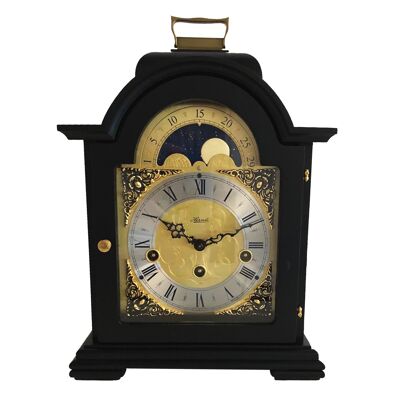 Hermle 22864-740340 high-quality table clock, black