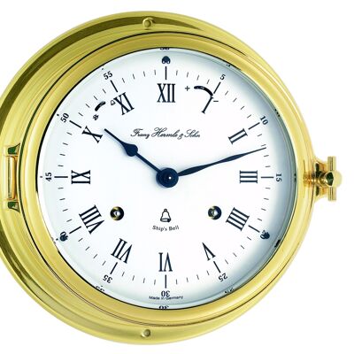 Hermle 35065-000132 orologio da nave, ottone, oro