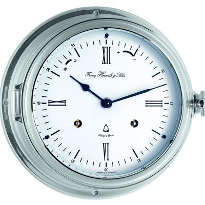 Hermle 35066-000132 orologio da nave, nichelato, argento