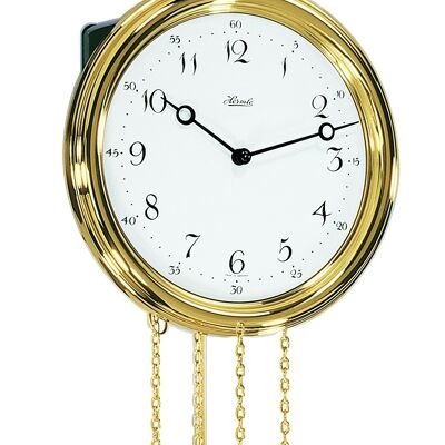 Hermle 60991-000261 orologio da casa con pendolo a lira, oro, meccanico