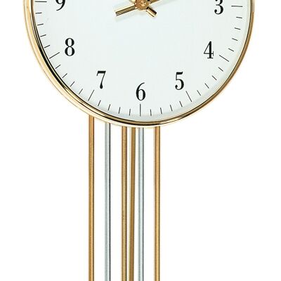 Hermle 70722-002200 Reloj de pared de metal cuarzo, dorado