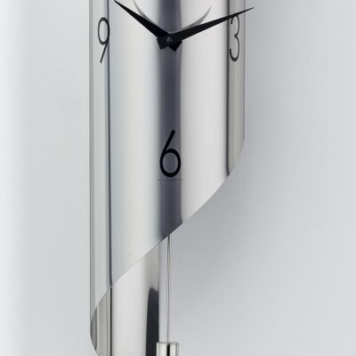 Hermle 70944-002200 orologio da parete moderno Savanna II, quarzo argento