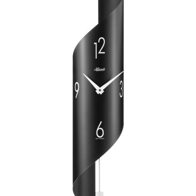 Hermle 70944-292200 Modern Wall Clock Savanna II Quartz Black and White