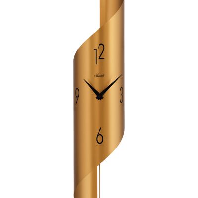 Hermle 70944-X62200 Reloj de pared moderno Savanna II, cuarzo dorado