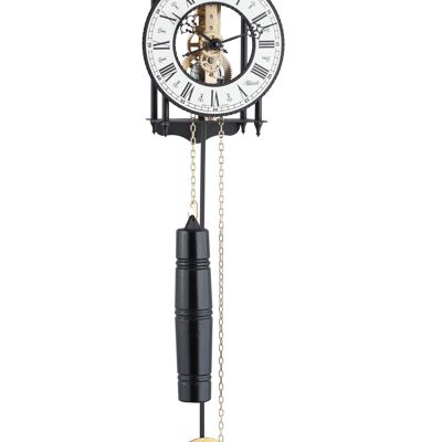 Hermle 70974-000711 Horloge murale à pendule squelette Noir