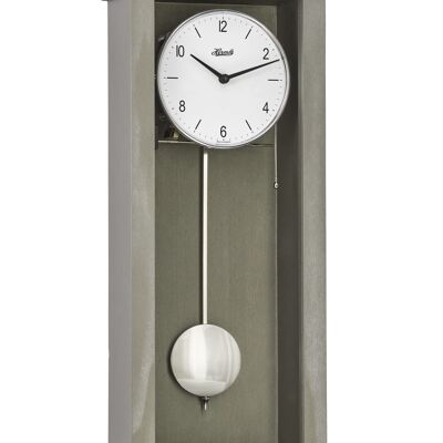 Hermle 71002-U62200 avant-garde quartz pendulum wall clock, dark grey